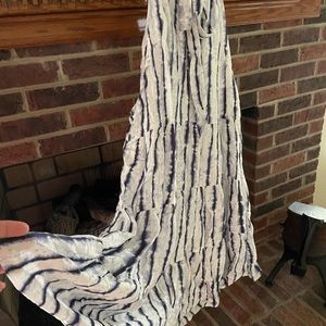 Fate Ladies large cream and tie dye tiered sundress